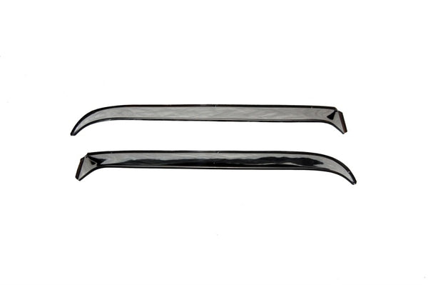 AVS 67-72 fits Ford F-250 Super Duty Ventshade Window Deflectors 2pc - Stainless