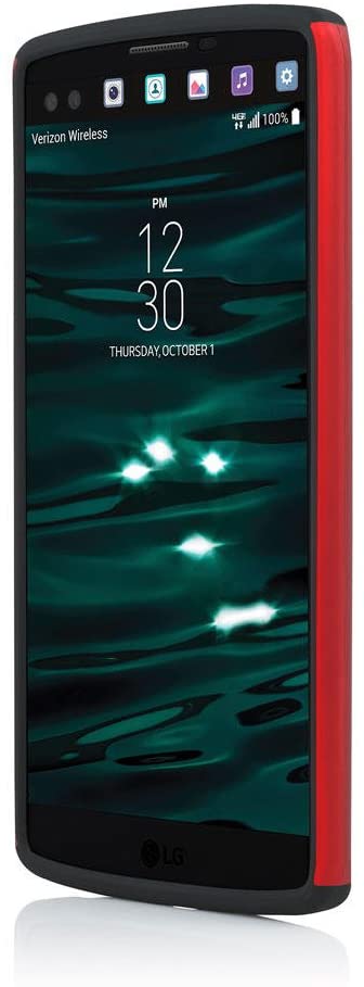 Incipio Hard Shell Dual Layer DualPro Case for LG V10-Iridescent Red/Black