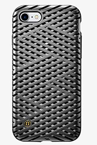 Granite Kaiser Case for iPhone 7 Gunmetal Cage Pattern