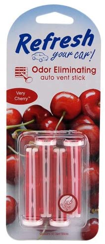 Refresh Your Car Very Cherry Auto Vent Sticks 4 Pack