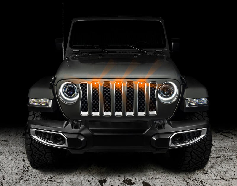 Oracle Pre-Runner Style LED Grille Kit for fits Jeep Wrangler JL - Amber