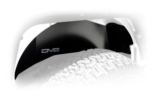 DV8 Offroad 07-18 fits Jeep Wrangler JK Rear Aluminum Inner Fender - Black