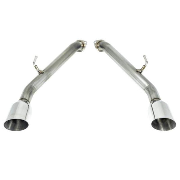 Remark 2014+ fits Infiniti Q50 Axle Back Exhaust w/Stainless Steel Single Wall Tip