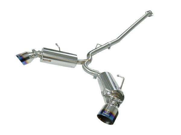 aFe Takeda Exhaust Axle-Back 13-15 fits Scion FRS / fits Subaru fits BRZ304SS Blue Flame Dual Tips Exhaust