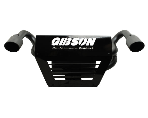 Gibson 2014 fits Polaris RZR XP 1000 EPS Base 2.25in Dual Exhaust - Black Ceramic