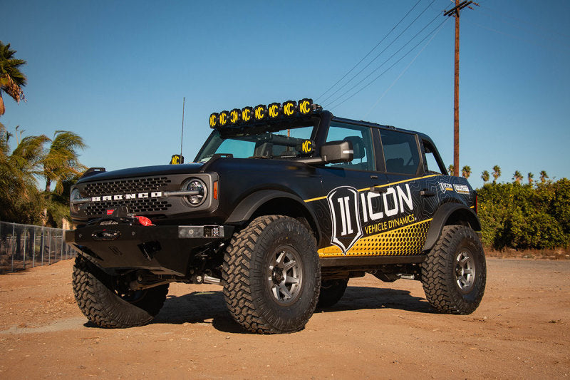 ICON 2021+ fits Ford Bronco Billet Rear Lower Link Kit