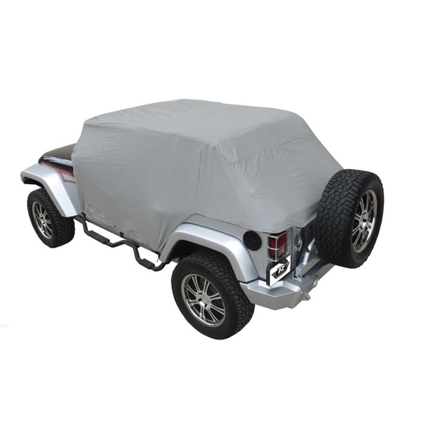 Rampage 2007-2018 fits Jeep Wrangler(JK) Unlimited Cab Cover With Door Flaps - Grey