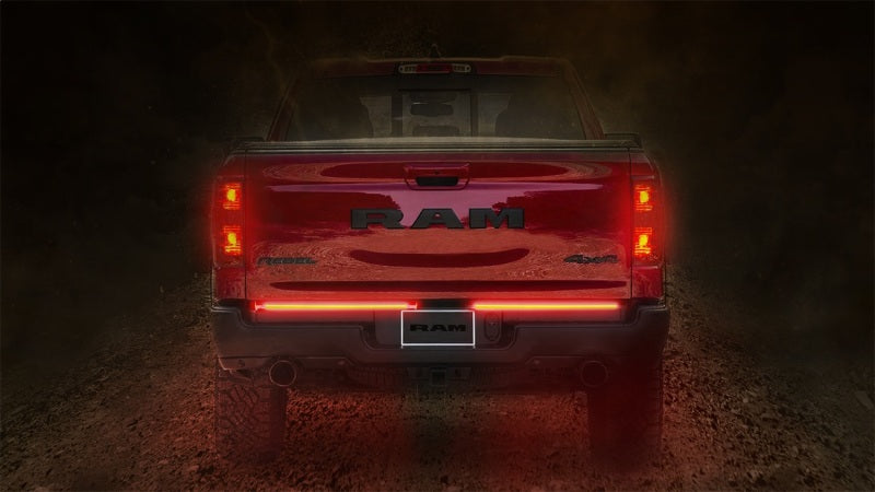 Putco 09-22 fits Jeep Wrangler JK/19-22 Ram 1500/2500 18in Split Red Light Blade Direct Fit Kit Red/White