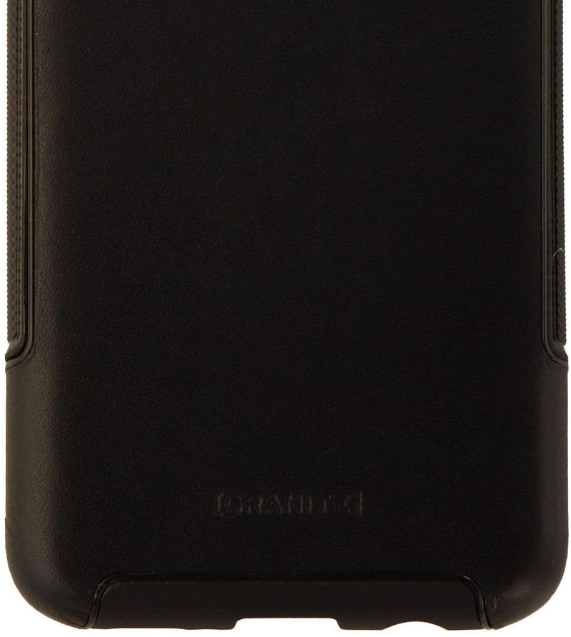 Granite Hybrid Genuine Leather Case Cover for Samsung Galaxy S9 - Black