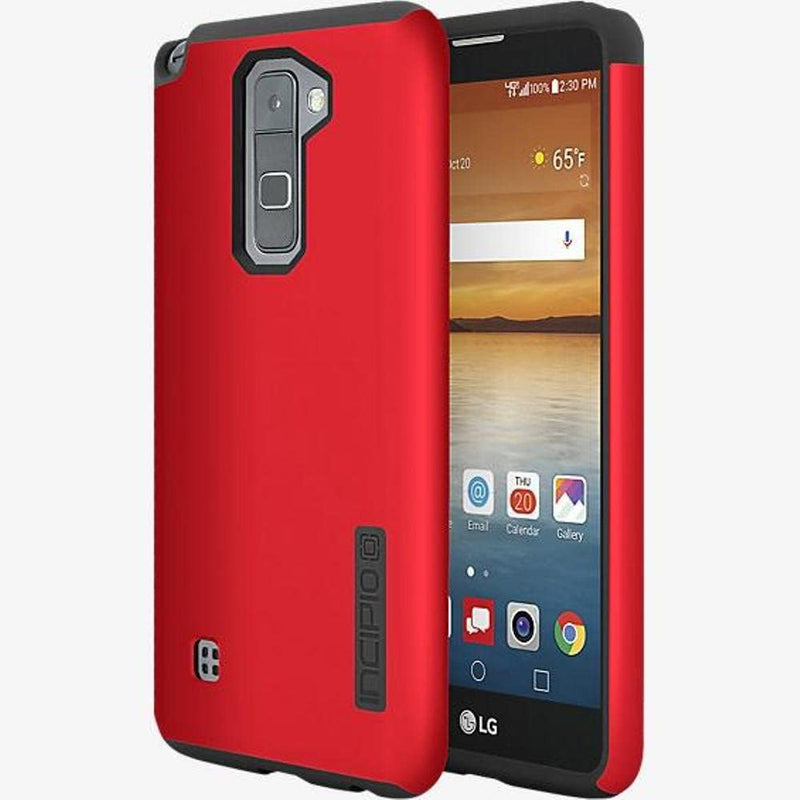 Incipio Hard Shell Dual Layer DualPro Phone Case for LG G Stylo 2 - Iridescent Red