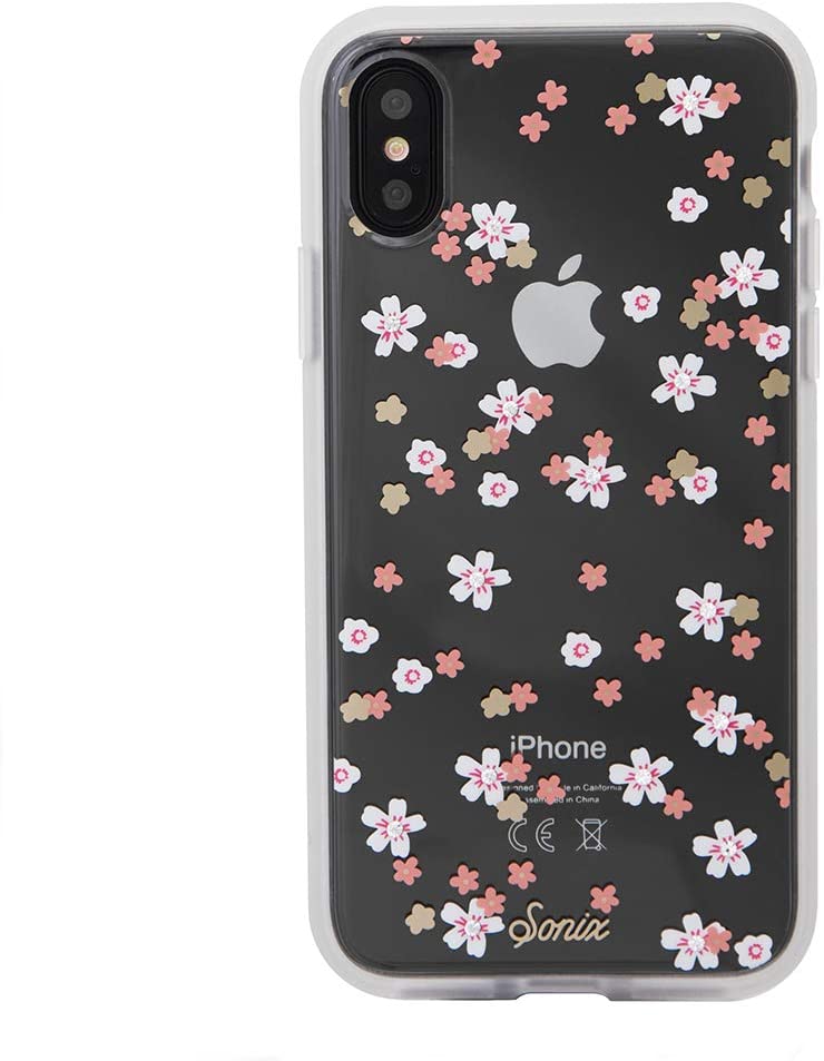 Sonix Floral Rhinestone Embellished Protective Clear Case for iPhone Xs Max
