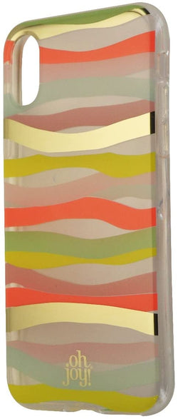 Oh Joy Wave Snap On Protective Case Cover for iPhone X - Multi Color