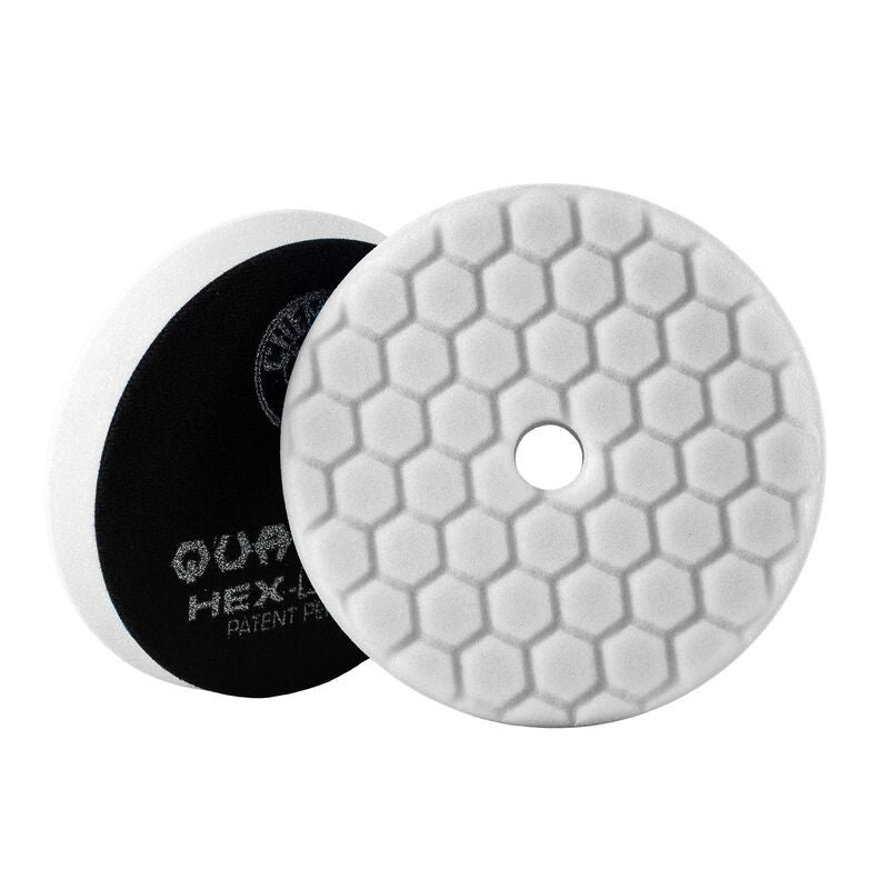 Chemical Guys Hex-Logic Quantum Light-Medium Polishing Pad - White - 6.5in