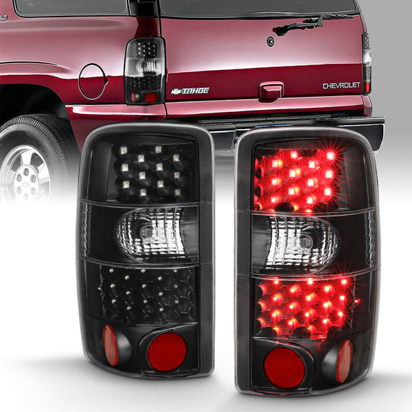 ANZO 2000-2006 fits Chevrolet Tahoe Led Taillights Black/Clear