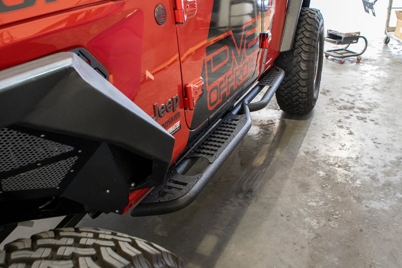 DV8 Offroad 2018+ Wrangler fits Jeep JL Tubular Rock Slider Step