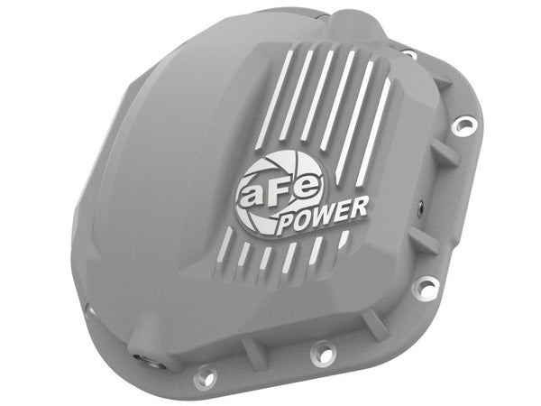 afe Front Differential Cover (Raw; Street Series); fits Ford Diesel Trucks 94.5-14 V8-7.3/6.0/6.4/6.7L