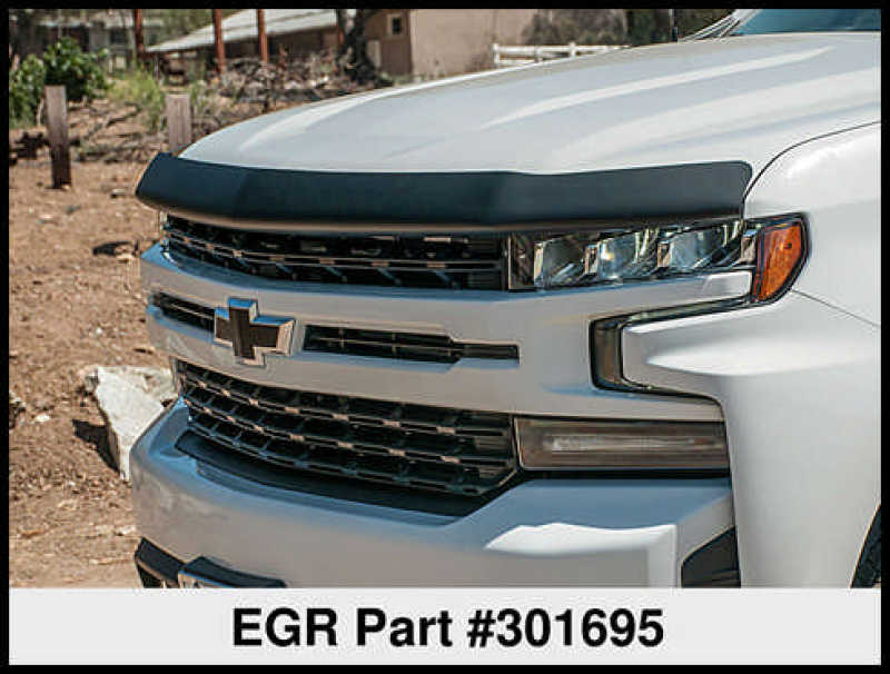 EGR 2019 fits Chevy 1500 Super Guard Hood Guard - Matte