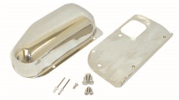 Rugged Ridge 76-86 fits Jeep CJ Stainless Steel Wiper Motor Cover Kit