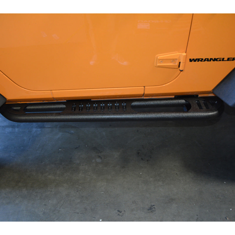 DV8 Offroad 07-18 fits Jeep Wrangler JK Rock Slider Steps (2 Door Only)