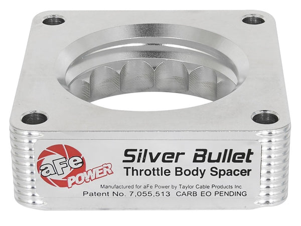aFe Silver Bullet Throttle Body Spacer 09-18 fits Nissan 370Z V6-3.7L (VQ37VHR)