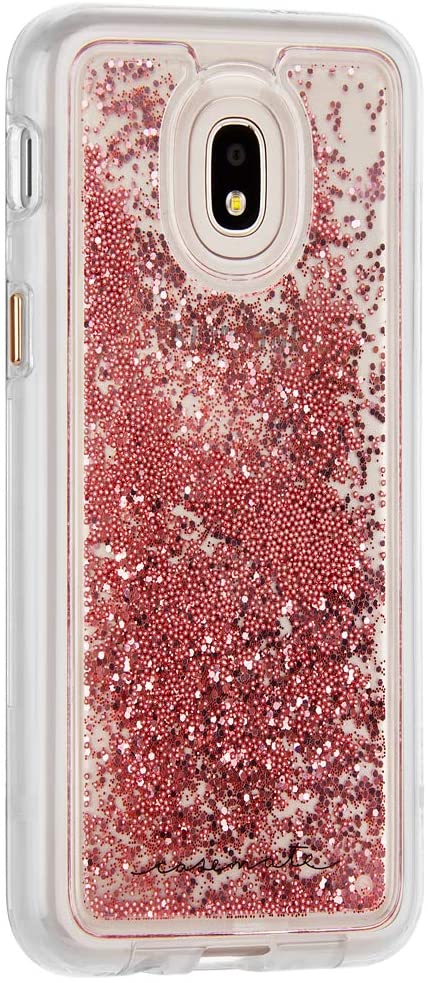 Case Mate Waterfall Case for Samsung Galaxy J3 V 3rd Gen - Clear/Rose Pink