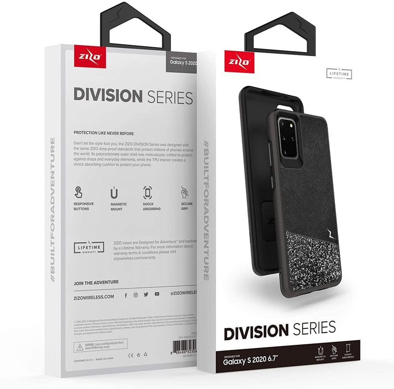 ZIZO Division Series for Galaxy S20+ Case - Stellar