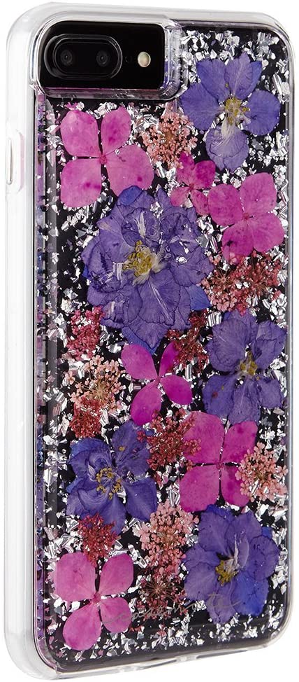 Case-Mate Karat Petals Case for iPhone 8 Plus/7 Plus/6s Plus - Purple Flowers