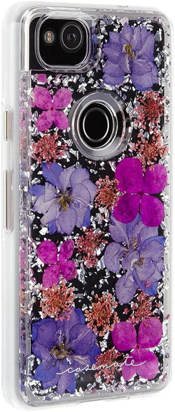 Case-Mate Karat Petals Protective Case Cover for Google Pixel 2 Purple Flowers