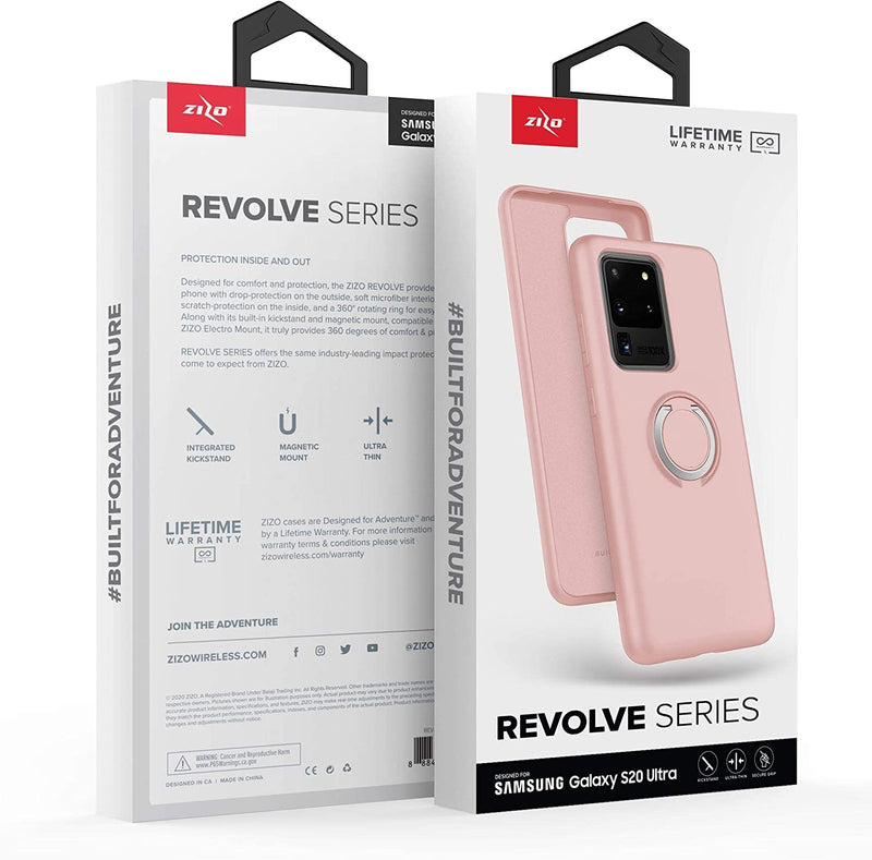 ZIZO Revolve Series for Galaxy S20 Case - Rose Quartz