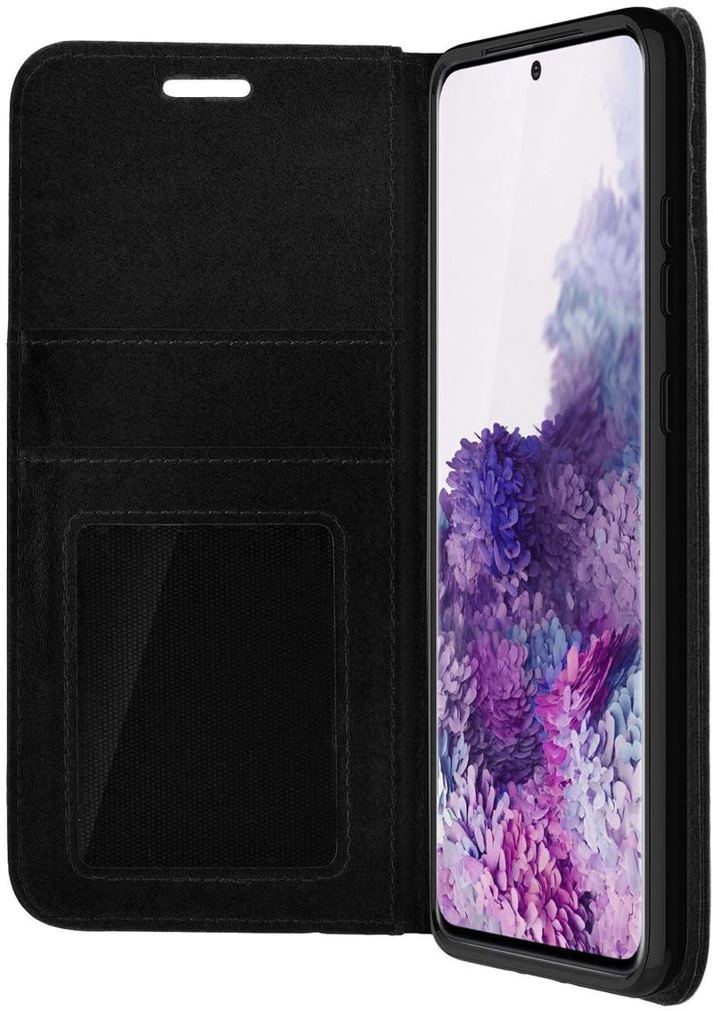 ZIZO Wallet Series for Galaxy S20 Ultra Case - Black Leather