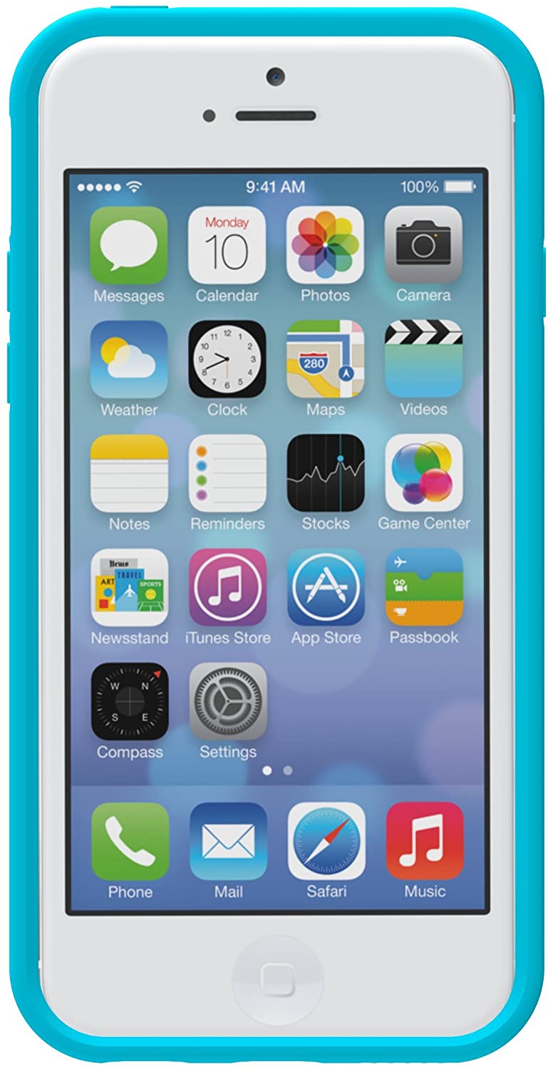 M-Edge Glimpse Hybrid Case for iPhone 6s Plus/6 Plus - Clear Frost / Light Blue