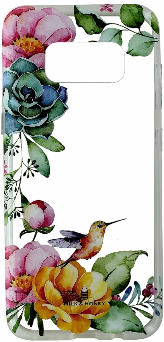 Milk And Honey Case for Samsung Galaxy S8 - Clear/Floral/Humming Bird/Butterfly