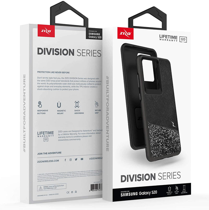 ZIZO Division Series for Galaxy S20 Case - Stellar