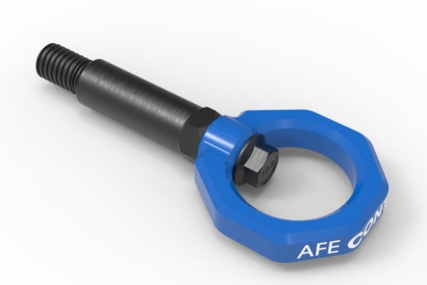 aFe Control Front Tow Hook Blue fits BMW F-Chassis 2/3/4/M