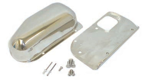 Rugged Ridge 76-86 fits Jeep CJ Stainless Steel Wiper Motor Cover Kit