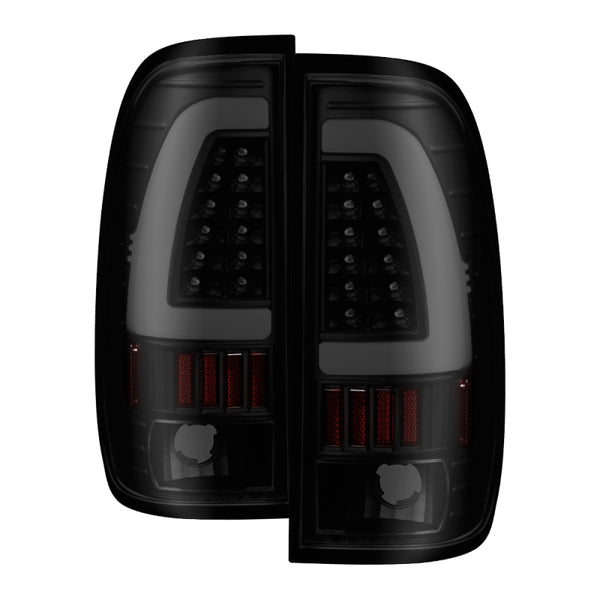 xTune 97-03 fits Ford F-150 Light Bar LED Tail Lights - Black Smoke (ALT-ON-FF15097-LBLED-BSM)