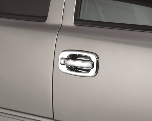 AVS 99-06 fits Chevy Tahoe (w/o Passenger Keyhole) Door Handle Covers (4 Door) 8pc Set - Chrome