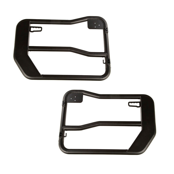 Rugged Ridge Fortis Front Tube Doors with Mirrors 18-20 fits Jeep Wrangler JL/JT