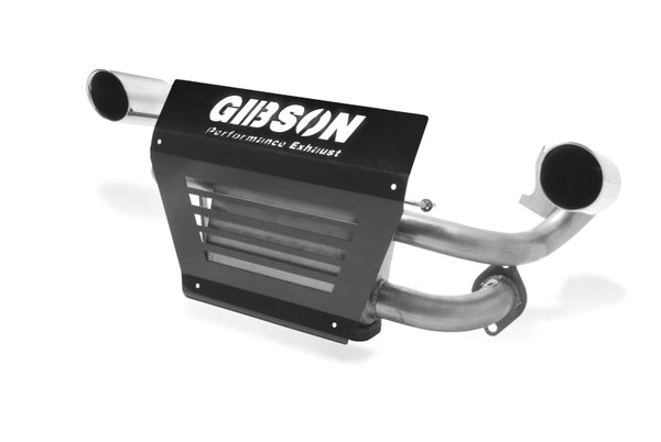 Gibson 15-17 fits Polaris RZR XP 1000 EPS Base 2.25in Dual Exhaust - Stainless