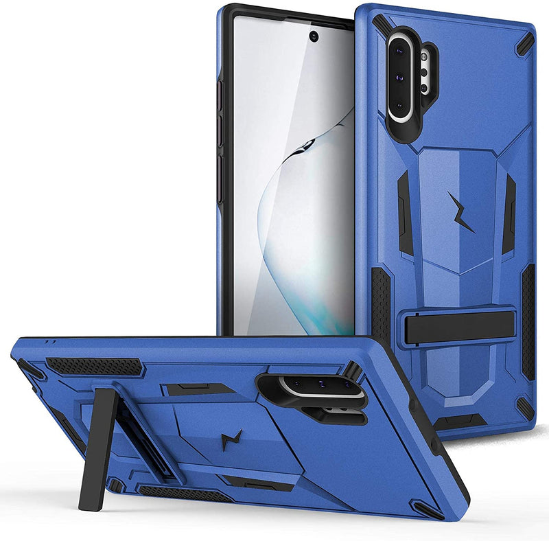 ZIZO Transform Series for Samsung Galaxy Note 10+ Case | Rugged Dual-Layer Protection with Kickstand Designed for Samsung Galaxy Note 10 Plus (Blue/Black)