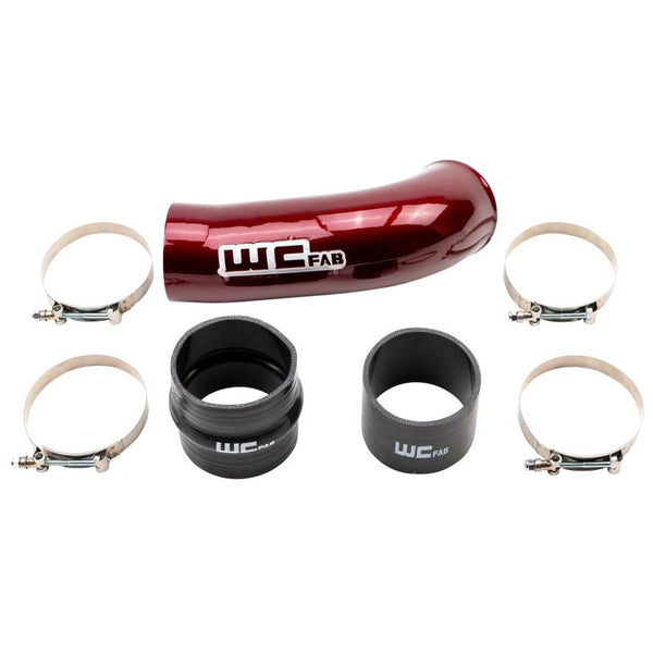 Wehrli 2020+ fits Chevrolet 6.6L L5P Duramax 4in Intake Pipe (Use w/OEM Air Box) - WCFab Red