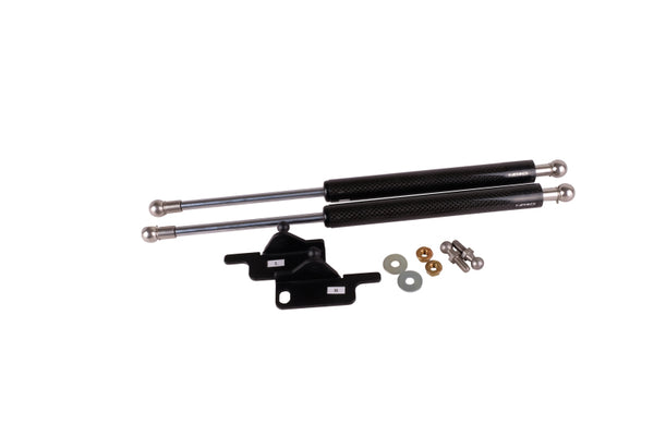 NRG Carbon Fiber Hood Damper Kit - 03+ fits Nissan 350Z/G35 (Half Pressure Shocks for CF Hood)