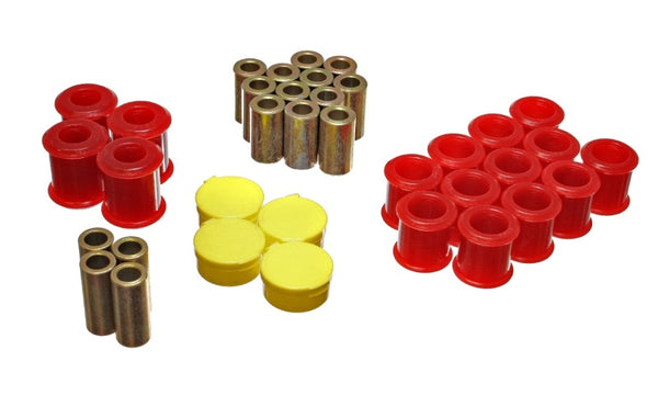 Energy Suspension 89-94 fits Nissan 240SX (S13) Red Rear Control Arm Bushing Set