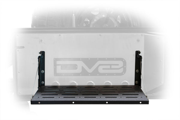 DV8 fits Jeep JK Tailgate Mounted Table (Trail Table) - Black