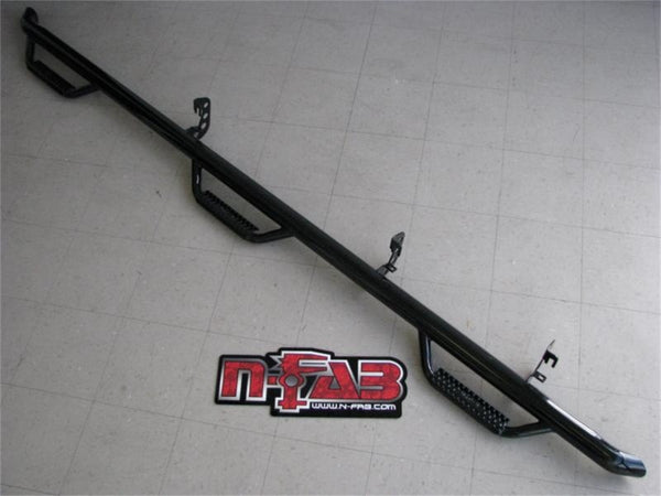 N-Fab Nerf Step 07-17 fits Toyota Tundra CrewMax 5.6ft Bed - Tex. Black - Bed Access - 3in