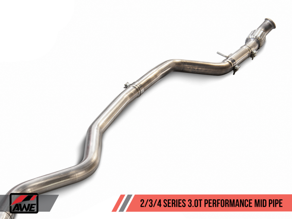 AWE Tuning fits BMW F22 M240i Performance Mid Pipe