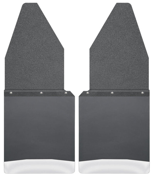 Husky Liners fits Ford 88-16 F-150/88-99 F-250 12in W Black Top SS Weight Kick Back Front Mud Flaps