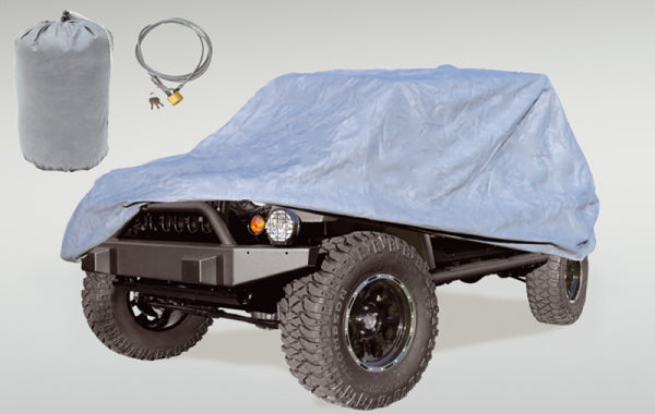 Rugged Ridge Full Car Cover Kit 55-06 fits Jeep CJ / fits Jeep Wrangler