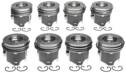 Mahle OE fits Ford 6.0L Diesel w/ Reduced Compression Distance by .010 Piston Set (Set of 8) w/ .03 Rings