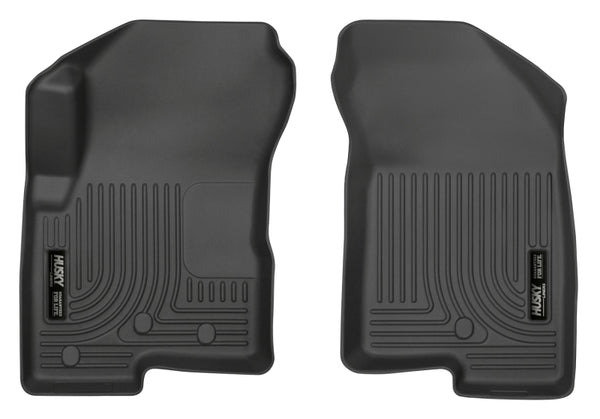 Husky Liners 07-12 fits Dodge Caliber / 07-12 fits Jeep Compass WeatherBeater Front Row Black Floor Liners